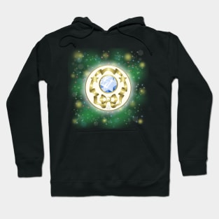 Crystal Star Brooch Hoodie